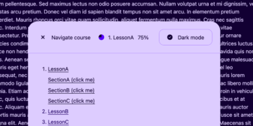 Case Examine: Combining Reducing-Edge CSS Options Right into a “Course Navigation” Element