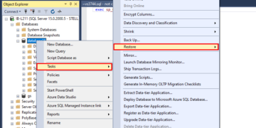 Learn how to Carry out MS SQL Server Restore with RECOVERY and NORECOVERY Choices