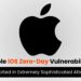 2 Apple Zero-Day Vulnerabilities Actively Exploited in “Extraordinarily” Refined iOS Assaults