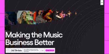 Turning Music Into Movement: The Making of the 24/7 Artists Launch Web page