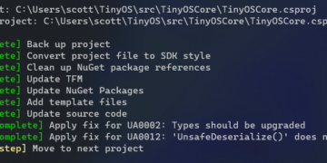 Upgrading a 20 12 months previous College Venture to .NET 6 with dotnet-upgrade-assistant