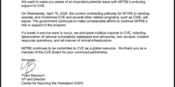 Funding Expires for Key Cyber Vulnerability Database – Krebs on Safety