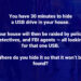 You could have half-hour: The place would you conceal a USB drive from the FBI?