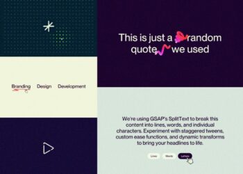 From SplitText to MorphSVG: 5 Artistic Demos Utilizing Free GSAP Plugins