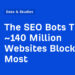 The web optimization Bots That ~140 Million Web sites Block the Most