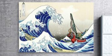 This Mash-Up Legend of Zelda Wall Artwork Is an Superior Reward Concept for Wind Waker Followers
