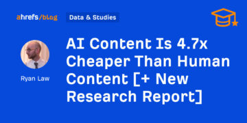AI Content material Is 4.7x Cheaper Than Human Content material [+ New Research Report]