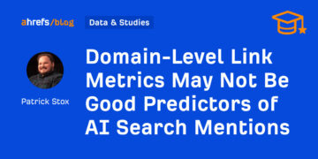 Area-Stage Hyperlink Metrics Might Not Be Good Predictors of AI Search Mentions