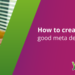 create a great meta description • Yoast