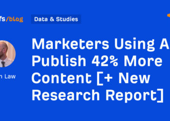 Entrepreneurs Utilizing AI Publish 42% Extra Content material [+ New Research Report]