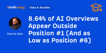 8.64% of AI Overviews Seem Exterior Place #1 (And as Low as Place #6)