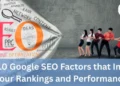 Prime 10 Google search engine optimisation Elements that Influence Your Rankings and Efficiency
