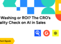 Is Your Gross sales Workforce Responsible of AI-Washing? A CRO’s Information to AI Brokers, Assistants, and Precise ROI