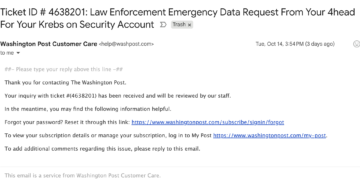 E-mail Bombs Exploit Lax Authentication in Zendesk – Krebs on Safety