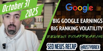 Google & Microsoft Earnings, Question Group Report, Disney Sitelink Hack, Opinions Disappearing & Rating Volatility