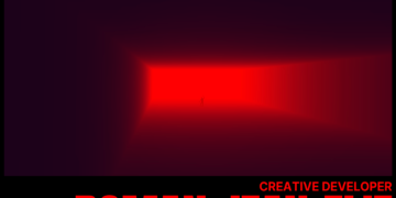 Letting the Artistic Course of Form a WebGL Portfolio