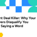 Why Your Greatest Consumers Disqualify You With out Saying a Phrase