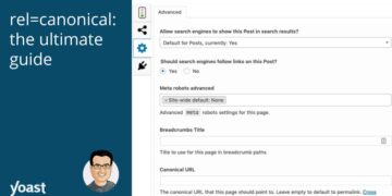 the final word information to canonical URLs • Yoast
