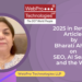 2025 in Overview: Articles by Bharati Ahuja on website positioning, AI Search, and the Net
