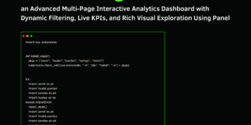Easy methods to Design an Superior Multi-Web page Interactive Analytics Dashboard with Dynamic Filtering, Stay KPIs, and Wealthy Visible Exploration Utilizing Panel
