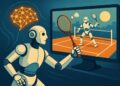 Robotic Learns Badminton through AI Simulation