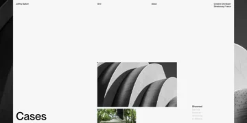 Joffrey Spitzer Portfolio: A Minimalist Astro + GSAP Construct with Reveals, Flip Transitions and Refined Movement