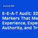 220+ Markers That Measure Expertise, Experience, Authority, and Belief