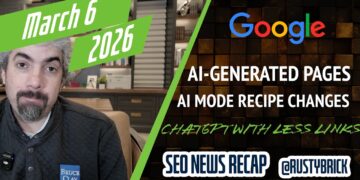 Google Warmth Continues, AI Mode Recipe Hyperlink Playing cards, ChatGPT Net Search With Fewer Hyperlinks & AI-Generated Search Touchdown Pages