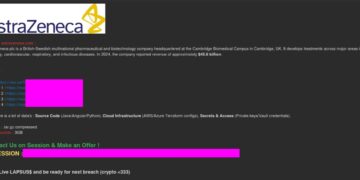 Hacker Group LAPSUS$ Claims Alleged AstraZeneca Information Breach
