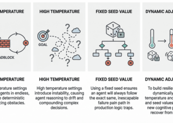 Why Brokers Fail: The Function of Seed Values and Temperature in Agentic Loops