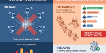 Dealing with Race Circumstances in Multi-Agent Orchestration