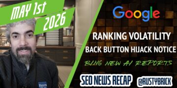 Google Rating Volatility, Again Button Hijacking Notices & AdSense Triggers, Bing Webmaster Instruments Teases AI Reporting & Extra