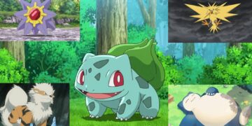 Finest Pokémon in FireRed and LeafGreen on a Bulbasaur Staff