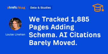 We Tracked 1,885 Pages Including Schema. AI Citations Barely Moved.