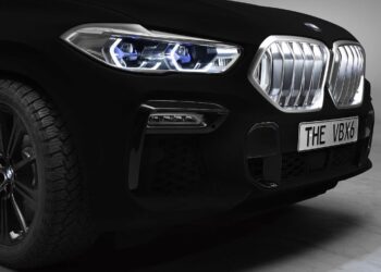 Scientists created a paint so black it makes vehicles appear like silhouettes