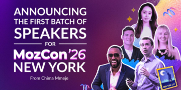 Asserting the First Batch of Audio system for MozCon NYC 2026