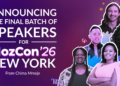 Saying the Last Batch of Audio system for MozCon NYC 2026