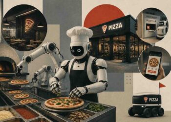 Robotic Powered Pizza Chain Of The Future.