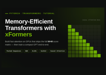 How one can Construct Reminiscence-Environment friendly Transformers with xFormers Utilizing Packed Sequences, GQA, ALiBi, SwiGLU, and Causal Consideration