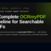OCRmyPDF Tutorial: Convert Scanned Paperwork into Searchable PDF/A Recordsdata with Sidecar Textual content Extraction and Batch Processing