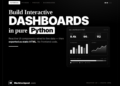 The way to Design Python-First Interactive Dashboards with Prefab Reactive UI Elements and Static HTML Export