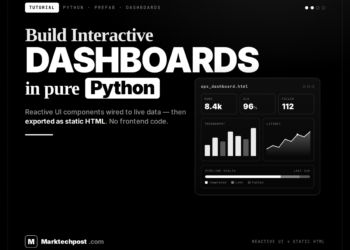 The way to Design Python-First Interactive Dashboards with Prefab Reactive UI Elements and Static HTML Export
