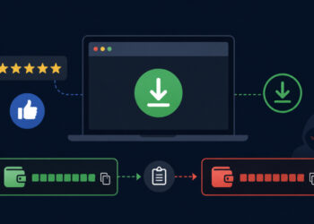 Crypto Clipper Marketing campaign Abuses Faux Evaluations, AI Narrators, and VirusTotal Feedback