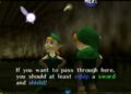 Find out how to get the sword and protect in Kokiri Forest in Zelda: Ocarina of Time