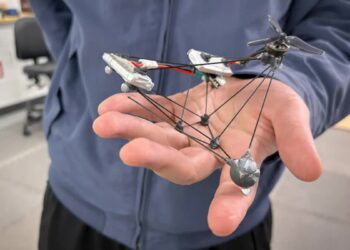 Researchers create a drone that turns into virtually invisible by spinning 25 instances per second