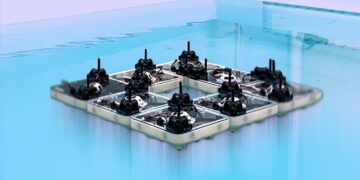 Tiny robotic boats construct floating constructions | MIT Information