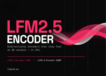 Liquid AI Releases LFM2.5-Encoder-230M and LFM2.5-Encoder-350M: Bidirectional Encoders That Keep Quick at 8K Context on CPU