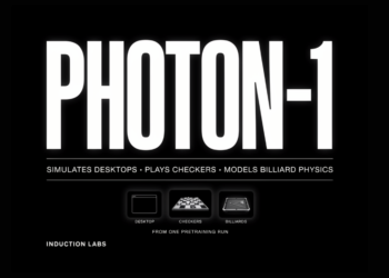 Induction Labs Photon-1 Simulates Desktops, Performs Checkers, and Fashions Billiard Physics From One Pretraining Run