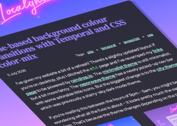 What’s !necessary #15: Boundary-aware CSS, Time-based CSS, Full-bleed CSS, and Extra