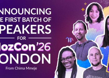 Saying the First Batch of Audio system for Mozcon London 2026
